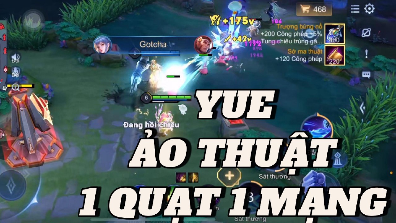 Yue Build Ảo Thuật 1 Quạt Team Bạn Mất Tích