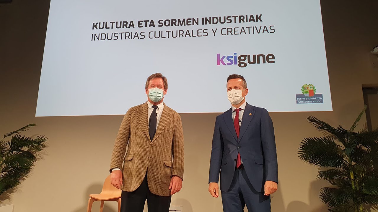 Eusko Jaurlaritzak Kultura eta Sormen Industrien inguruko KSIgune klusterra sustatu du
