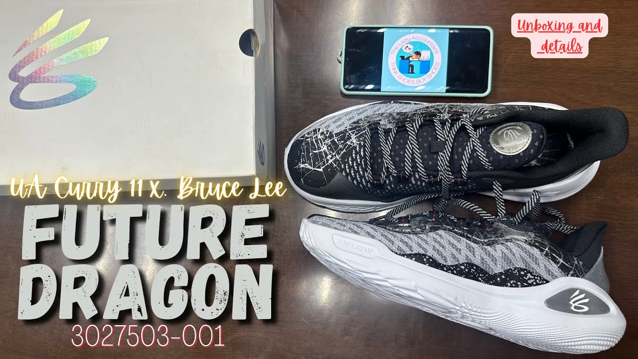 Men’s Under Armour Curry 11 \'Future Dragon\' Bruce Lee Collab sz 14 DRAGON WARRIOR // From one legend to another. Be like water  main image 4