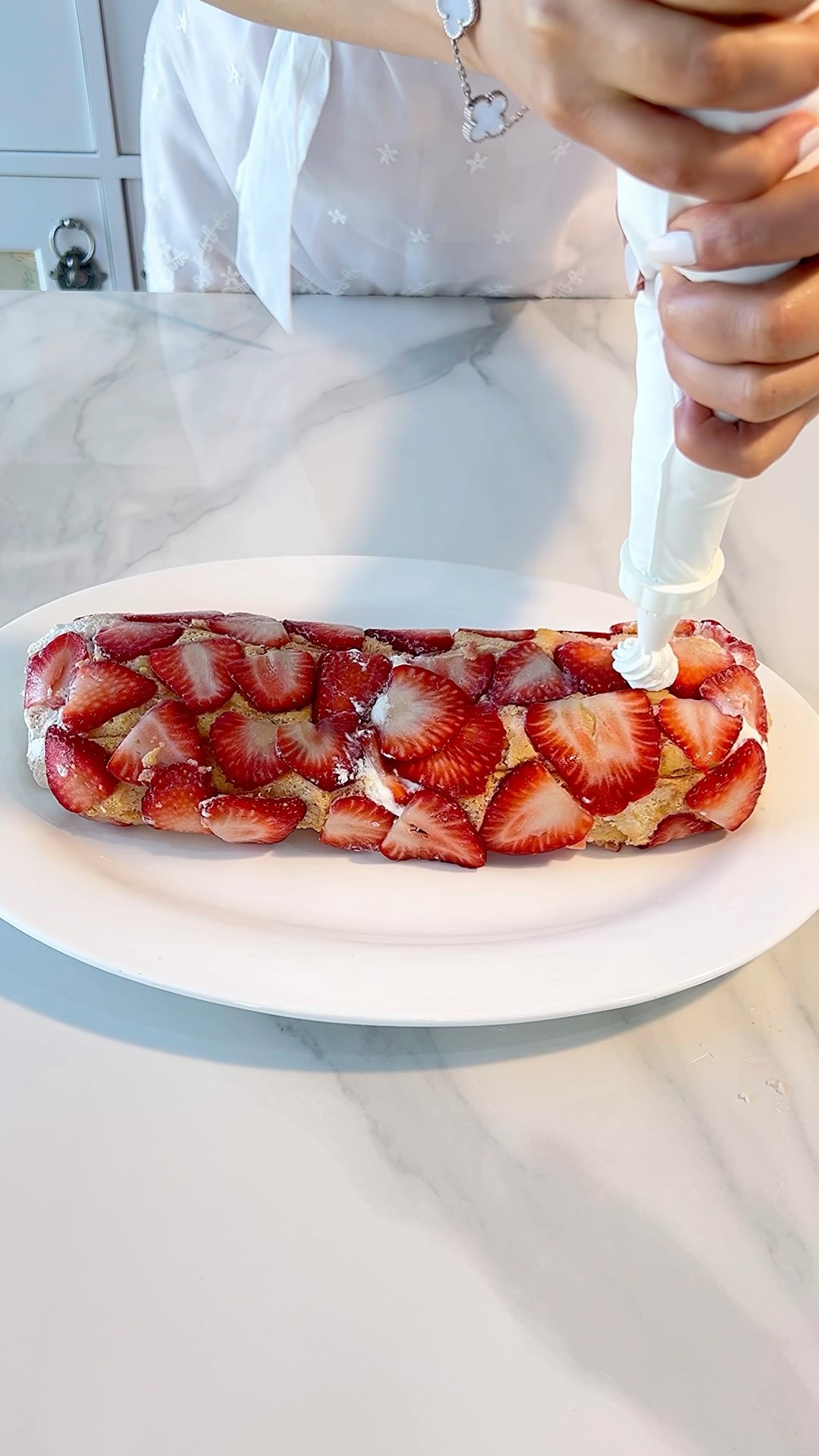 حلا الفراولة #dessert
