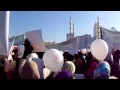 Митинг против карикатур на Пророка Мухаммада (сав) в Грозном