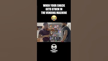 Tiny violin #2 🎻 - When your snack gets stuck in the Vending Machine #machineman #vendingmachine