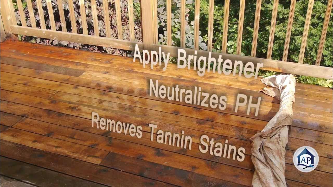 How to clean your deck like a PRO by Alltimate Painting, llc YouTube