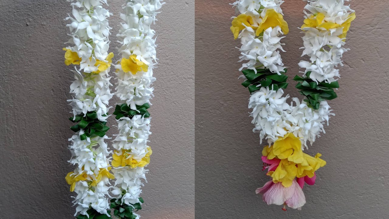Garland Making/Mala making/ Fresh flowers garland @GardenerStory