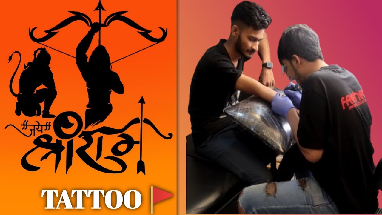 Shri Ram Tattoo design 🙏🚩 🚩