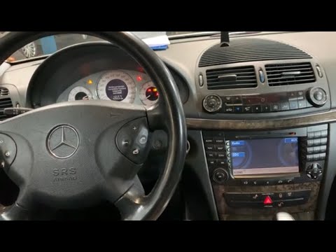 Mercedes E class W211 unlock DVD while driving