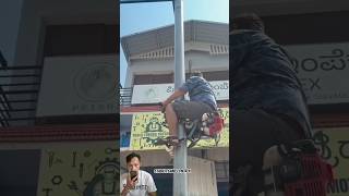 ⚡Fast Pole Climbing Tool! Ingenius Technology for Efficient Vertical Acces #shorts #tools #fieldwork