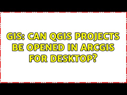 GIS: Can QGIS projects be opened in ArcGIS for Desktop? (2 Solutions!!)