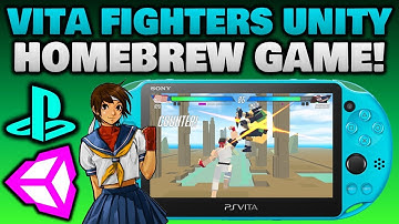 PS Vita! Unity Homebrew Game Vita Fighters! UPDATED!