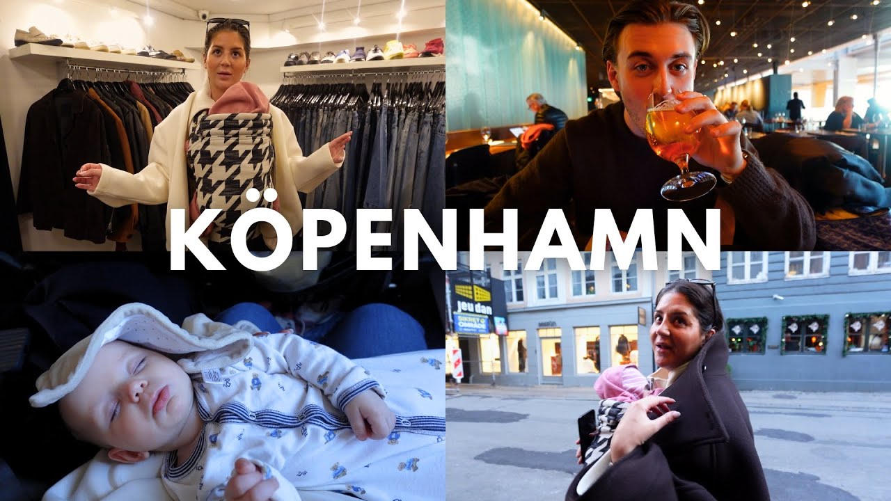 Köpenhamn vlog | Florence första flygresa, shopping & mat. 