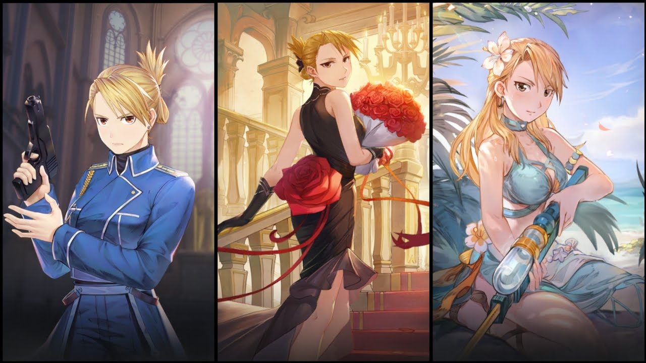 リザ・ホークアイ ALL ATTACK『鋼の錬金術師MOBILE』『ハガモバ