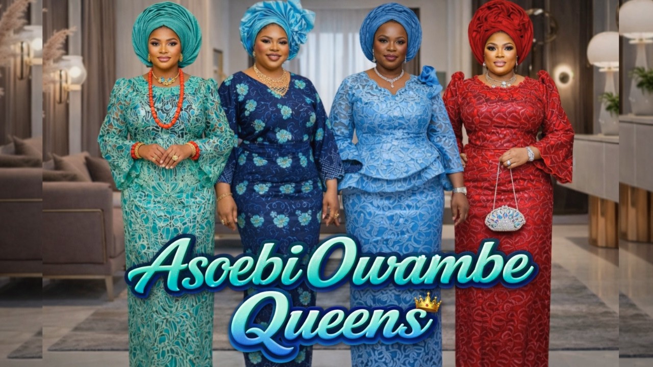 Stunning Asoebi Lace Styles 2026 | Owambe Gown, Iro & Buba, Kaftan & Boubou