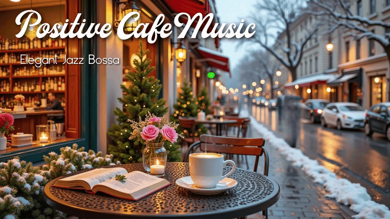 Positive Cafe Music ☀️ Elegant Jazz & Bossa Nova for Peaceful Focus and Joyful Mood
