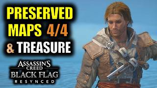 All Preserved Map Pieces & Sacrifice Island Treasure Location | Assassins Creed Black Flag Resynced