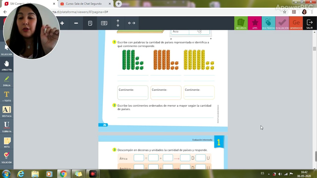 video 1 rec y actmate semana 11 mayo