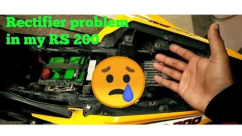 Pulsar rs 200 battery charging problem and solution | pulsar rs 200 alternator and ractifier problem