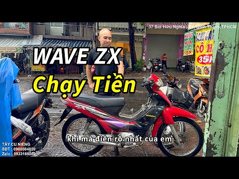 Rất ngon mà không sợ nóng WAVE ZX chạy tiền chở cá, làm full trọn gói về DÀN CHÂN giúp xe ko