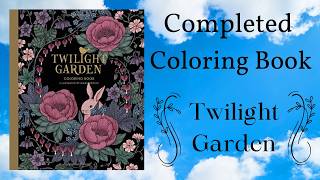 COMPLETED COLORING BOOK: Twilight Garden by Maria Trolle screenshot 1