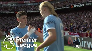 Erling Haaland slots home Manchester City's opener against Arsenal | Premier League | NBC Sports