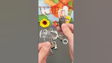 Multi-function keychain for you 😍 #model #toys #tools #shorts