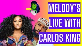 MelodyShari and CarlosKing Go Live on Instagram To Discuss Podcast