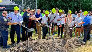 Groundbreaking ceremony for Reading Iron Playground renovations
