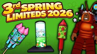 3rd Set Of Spring Limited Fireworks In Roblox fireworks Playground