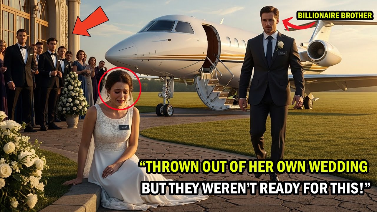 Семья мужа приказала простой женщине покинуть свадьбу — затем ее брат-миллиардер...