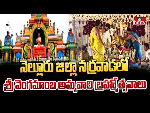 నెల్లూరు జిల్లా నర్రవాడలో శ్రీ వెంగమాంబ అమ్మవారి బ్రహ్మోత్సవాలు | Narrawada Sri Vengamamba  | hmtv - HMTVNEWS