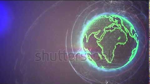 Wireframe Globe  loops seamlessly  Plexus Abstract Background, Slow Rotating Full HD 2