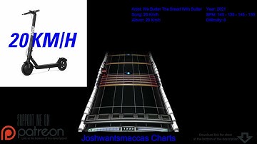 We Butter The Bread With Butter - 20 Km/h Real Drums Chart (Phase Shift Custom)