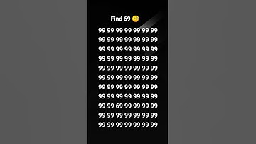 Find 69 🧐 in this puzzle#shorts #trending #popular #braintest @TheBrain-B