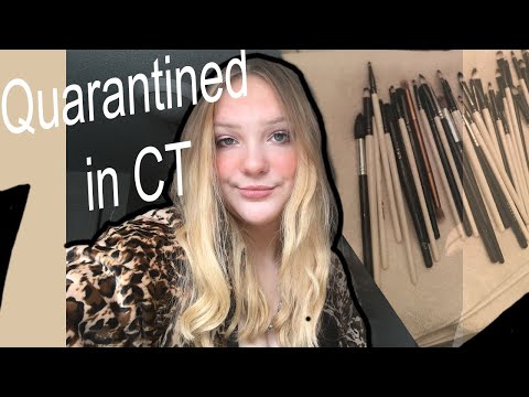MARCH 17, 2020 | QUARANTINED IN CT | MAKING TIKTOKS, CLEANING MU BRUSHES, LAUNDRY