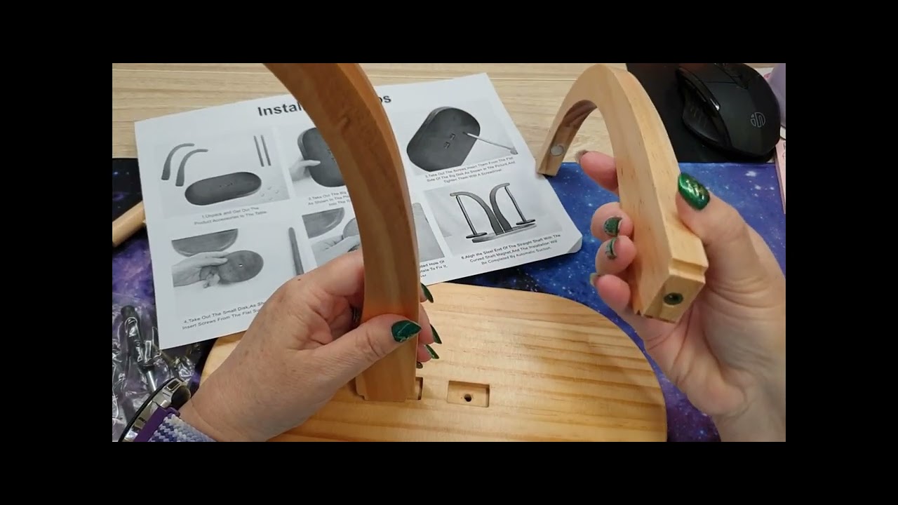 Double Yarn Holder.  Unboxing, Assembly & Review 