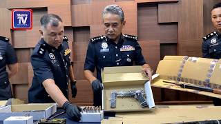 Mekanik ditahan miliki 5 senjata api
