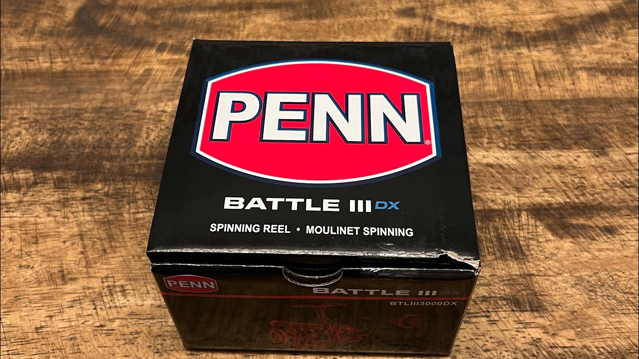 Penn Battle 3 DX unboxing (code name: Slot Machine)