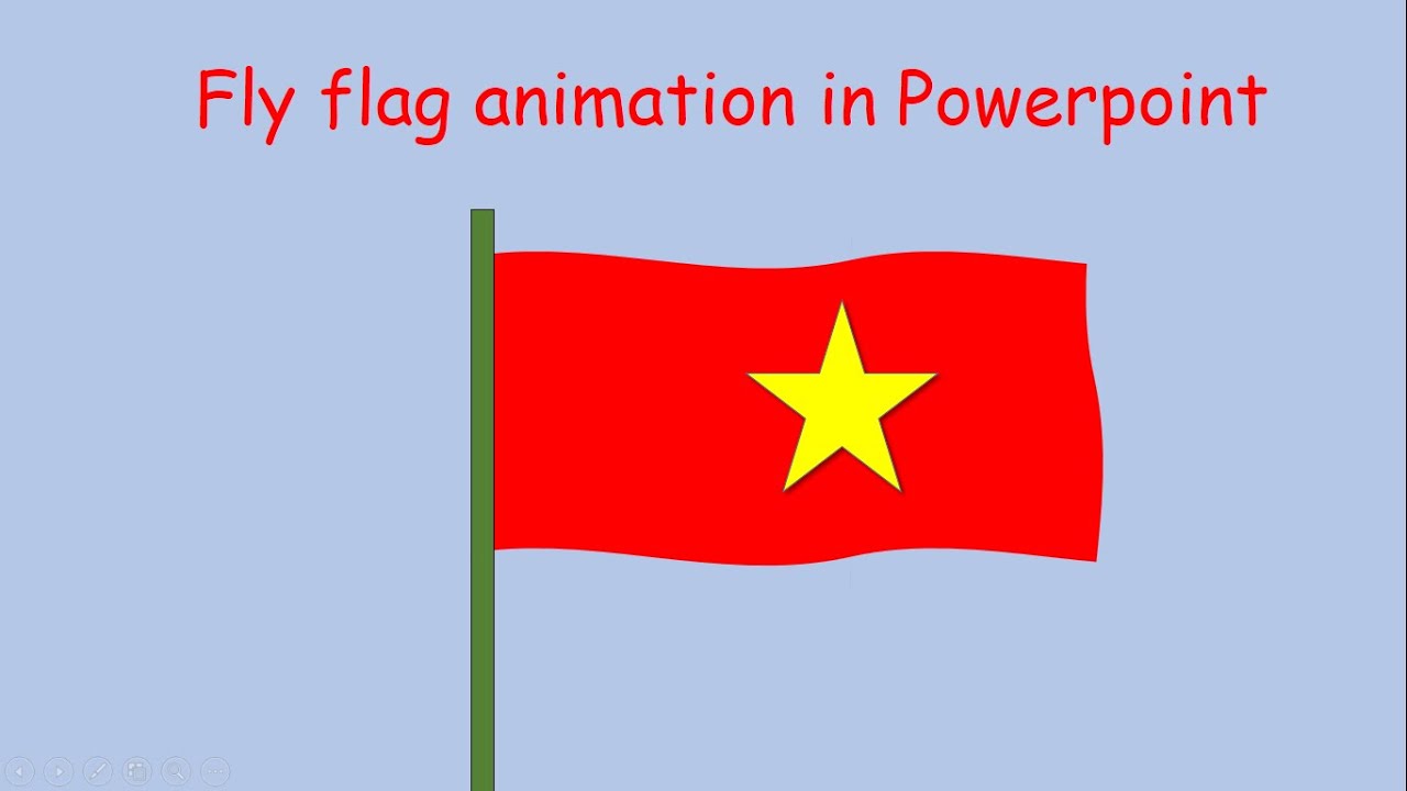 How to make flag annimation in Powerpoint/Tạo lá cờ chuyển động trong ...