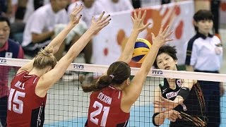 FIVB 2015 World Cup - USA vs Japan Women's Volleyball Highlights