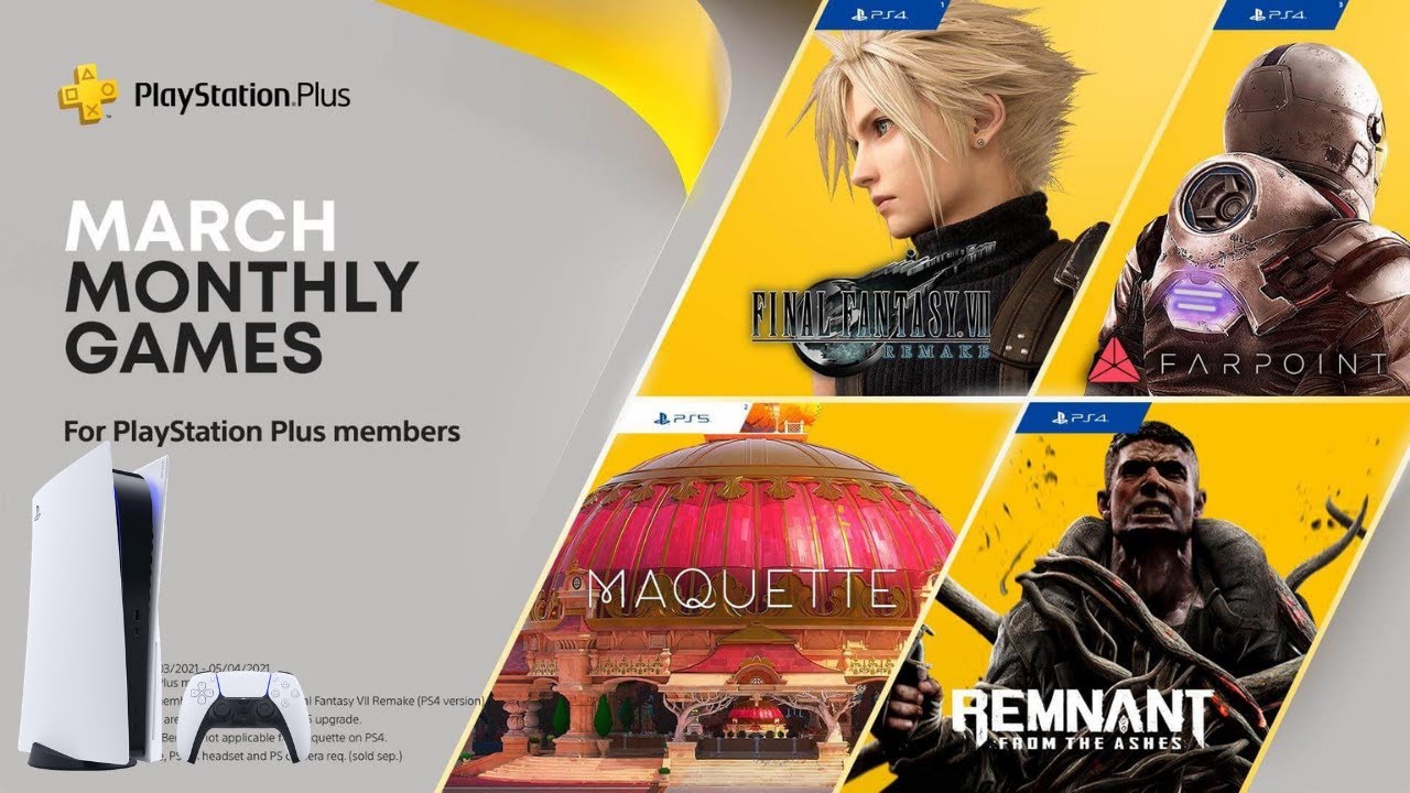 GET THESE FREE GAMES FOR THE PS5 BEFORE SONY REMOVES THEM! PLAYSTATION 5 MONTHLY MARCH GAMES FF7