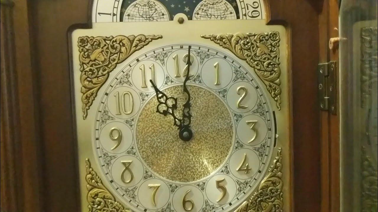 Indepth look at a Pearl chaindriven Grandfather Clock (Daylight Savings Time 2021, FIRST VIDEO