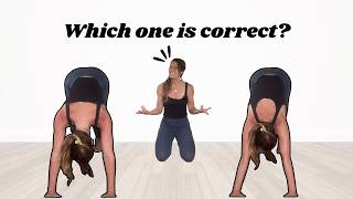 How To Teach Downward Dog Shoulder Alignment