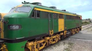 Train Enthusiast's Video Diary 2012-08-19 Part 1 of 2 (Diesel Locomotive 958)