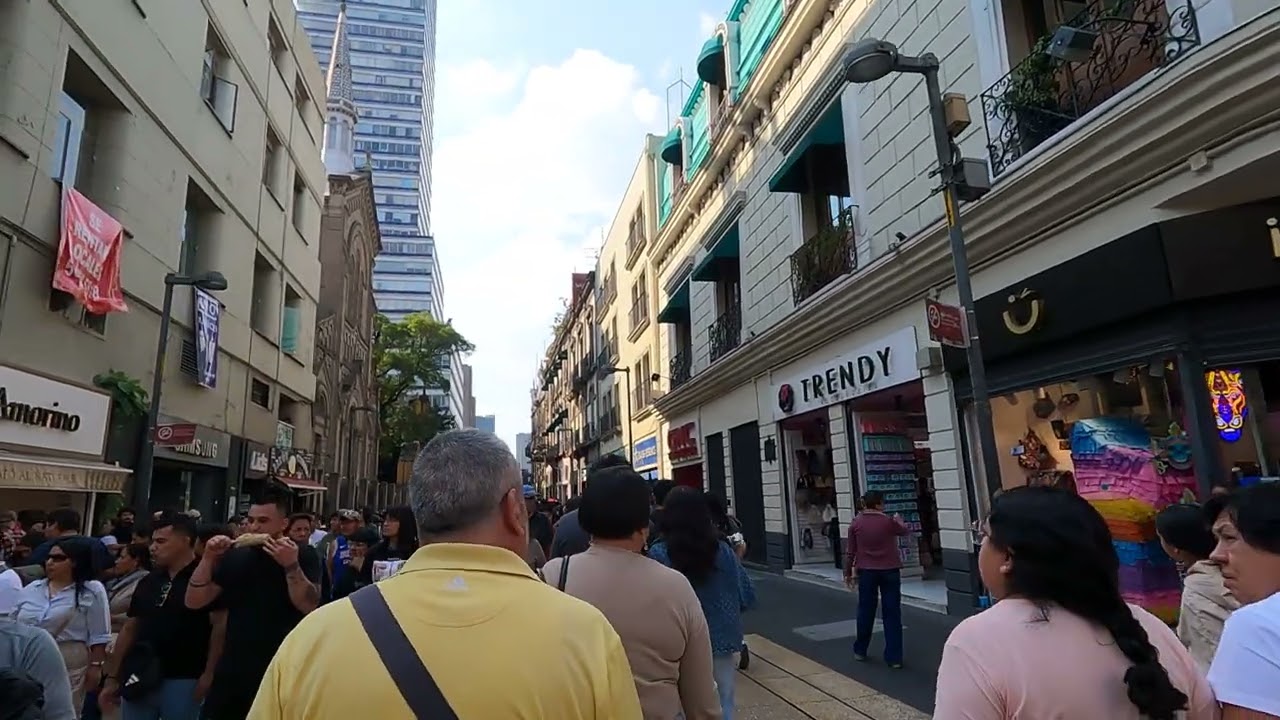 Caminando El centro de la ciudad de México 