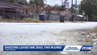 Fort Pierce shooting leaves one dead, two injured