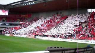 Slavia Praha vs. Mladá Boleslav 1-1 - choreografie (25/07/09)