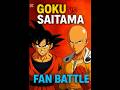Goku vs Saitama 🔥 Who Wins This Epic Battle?! 😱