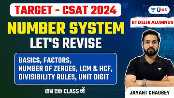 Revision Session of Part 1 to 8 of Number System by Jayant Sir | Jayant Chaubey