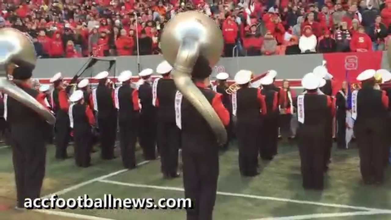 NC State marching band performs "Amazing Grace" at halftime 11.15.14
