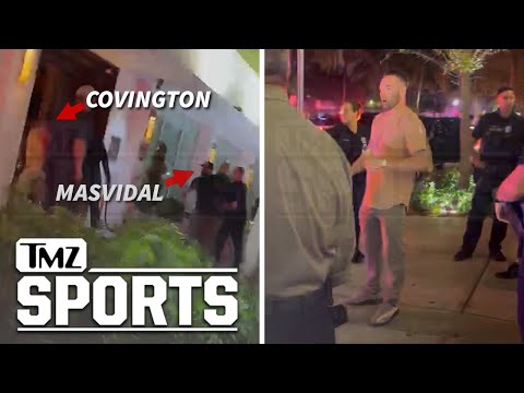 Jorge Masvidal Held Back From Colby Covington After Alleged Fight, Video Shows | TMZ Sports