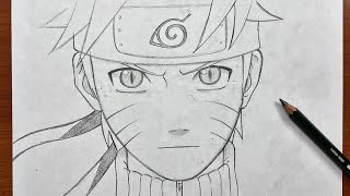 How to draw Naruto uzumaki step-by-step
